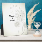 奇跡を期待す感動的る フォトプラーク (側面)