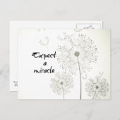 奇跡を期待す感動的る ポストカード (正面/裏面)