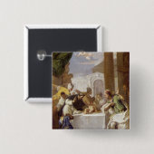 奇跡を行っているSt.ヴィンチェンツォFerrer 缶バッジ (正面&裏面)