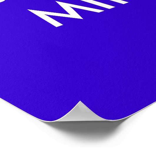 奇跡保の神に信頼を信じせよ ポスター (角)