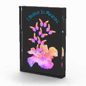 奇跡信じのハイビスカスフラワーチョウ フォトブロック (右)