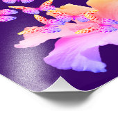 奇跡信じのハイビスカスフラワーチョウ フォトプリント            (角)