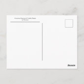 奇跡的なビヤッカ人追放 ポストカード (裏面)