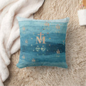 奇跡的なメダル我々の恵みの女神 クッション (ブランケット)