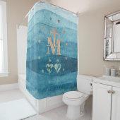 奇跡的なメダル我々の恵みの女神 シャワーカーテン (インサイチュ)