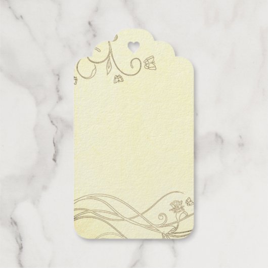 奇跡的なメダル箔ギフトラベル ギフトタグ (裏面)