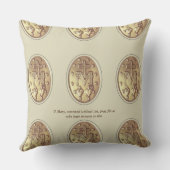 奇跡的なメダル装飾用クッション クッション (裏面)