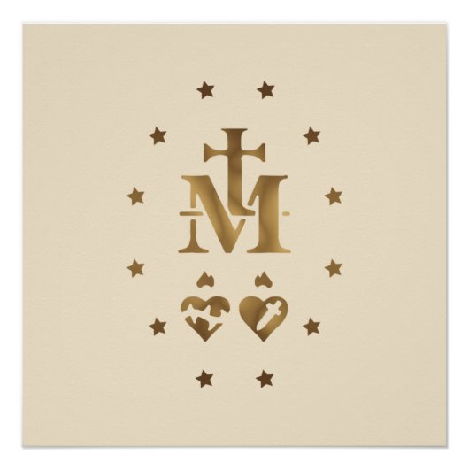 奇跡的なメダル、恩寵Fの女神のメダル ポスター (正面)