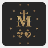 奇跡的なメダル、聖母のメダル スクエアシール (正面)