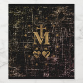 奇跡的なメダル、聖母のメダル ワインラベル (シングルラベル)