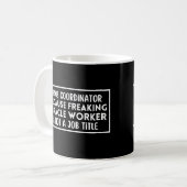 奇跡的な働き手がカオスコーディネーター コーヒーマグカップ (正面左)