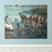 奇跡的な魚のキャンバスプリント キャンバスプリント (インサイチュ (ウッドフロア))