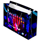 奇跡的（ユダヤ教）メノラー ラージペーパーバッグ (正面アングル)