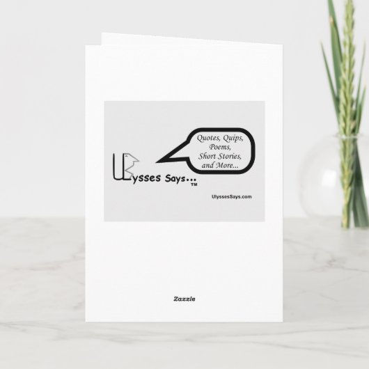 奇跡、確信および開花 カード (裏面)