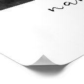 奈々と私のおばあちゃんパーソナライズされたへの写真ギフト ポスター (角)