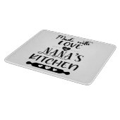 奈々の台所で愛で作られる カッティングボード (角)