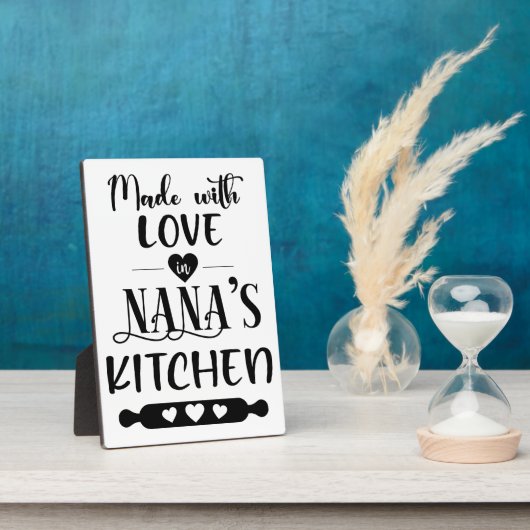 奈々の台所で愛で作られる フォトプラーク (側面)