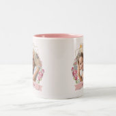 奈々ギフト母の日写真孫 ツートーンマグカップ (中央)