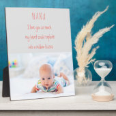 奈々詩とカスタム孫の写真 フォトプラーク (側面)