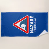 奈ザーレ ビーチタオル (正面)