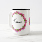 奈緒美 ツートーンマグカップ (正面左)