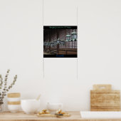 奈良ぶら下がった提灯 ポスター (キッチン)