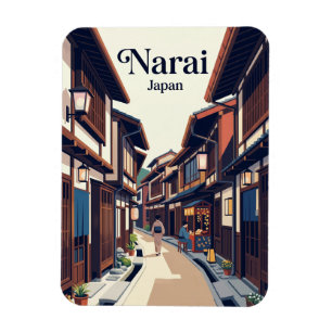 奈良井宿の路地 日本 マグネット
