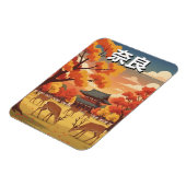 奈良公園の鹿 日本 旅行 マグネット (左側)