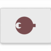 奈良県国旗 シール (正面)