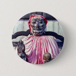 奈良·ピンドラ·バラドバハ像-日本 缶バッジ