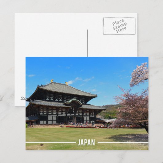 奈良・唐大寺 ポストカード (正面/裏面)