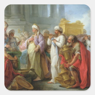 契約の箱の前のSolomon、1747年 スクエアシール