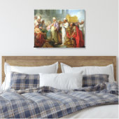 契約の箱舟の前のソロモン， 1747 キャンバスプリント (インサイチュ (寝室))