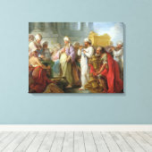 契約の箱舟の前のソロモン， 1747 キャンバスプリント (インサイチュ (ウッドフロア))