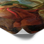 契約の箱舟の前のソロモン, 1747 ポスター (角)