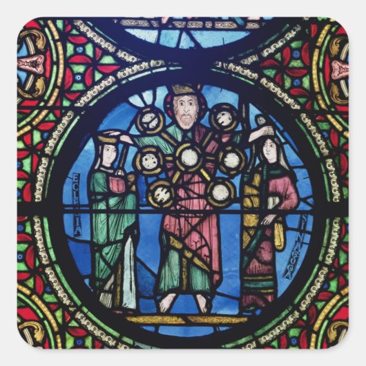 契約の箱、神の詳細 スクエアシール (正面)