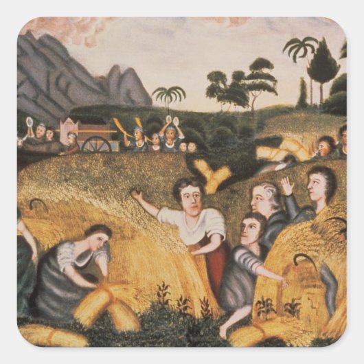契約の箱， c.1865-80 スクエアシール (正面)