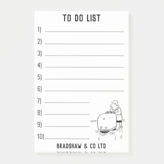 契約清掃業者の商業工場清掃 ポストイット (正面)