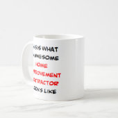 契約社員のホーム改善素晴らし、 コーヒーマグカップ (正面左)