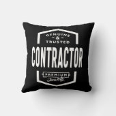 契約者作業役職名のギフト クッション (裏面)