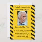 契約者建築ゾーン誕生日招待状 (裏面)