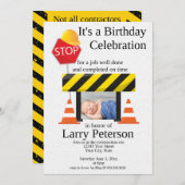 契約者建築ゾーン誕生日招待状 (正面/裏面)