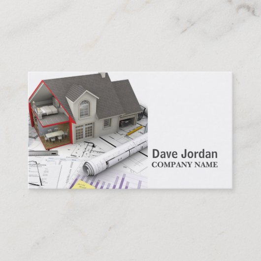 契約者建築ホーム改築 名刺 (正面)