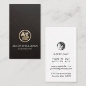 契約者建築建物ビルダー 名刺 (正面/裏面)