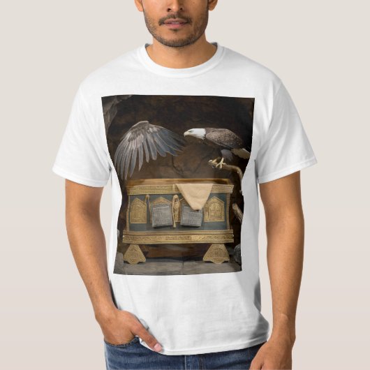 『契約Tシャツの箱 – 神秘的なイーグルラン Tシャツ (正面)