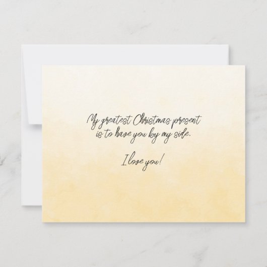 奥さんいつもクリスマスの時間に私の人生を照らす (裏面)