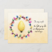 奥さんいつもクリスマスの時間に私の人生を照らす (正面/裏面)