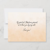 奥さんいつもクリスマスの時間に私の人生を照らす (裏面)