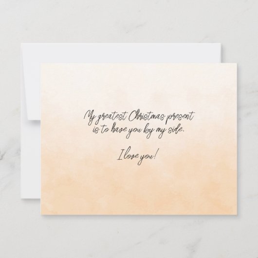 奥さんいつもクリスマスの時間に私の人生を照らす (裏面)