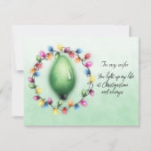 奥さんいつもクリスマスの時間に私の人生を照らす (正面)